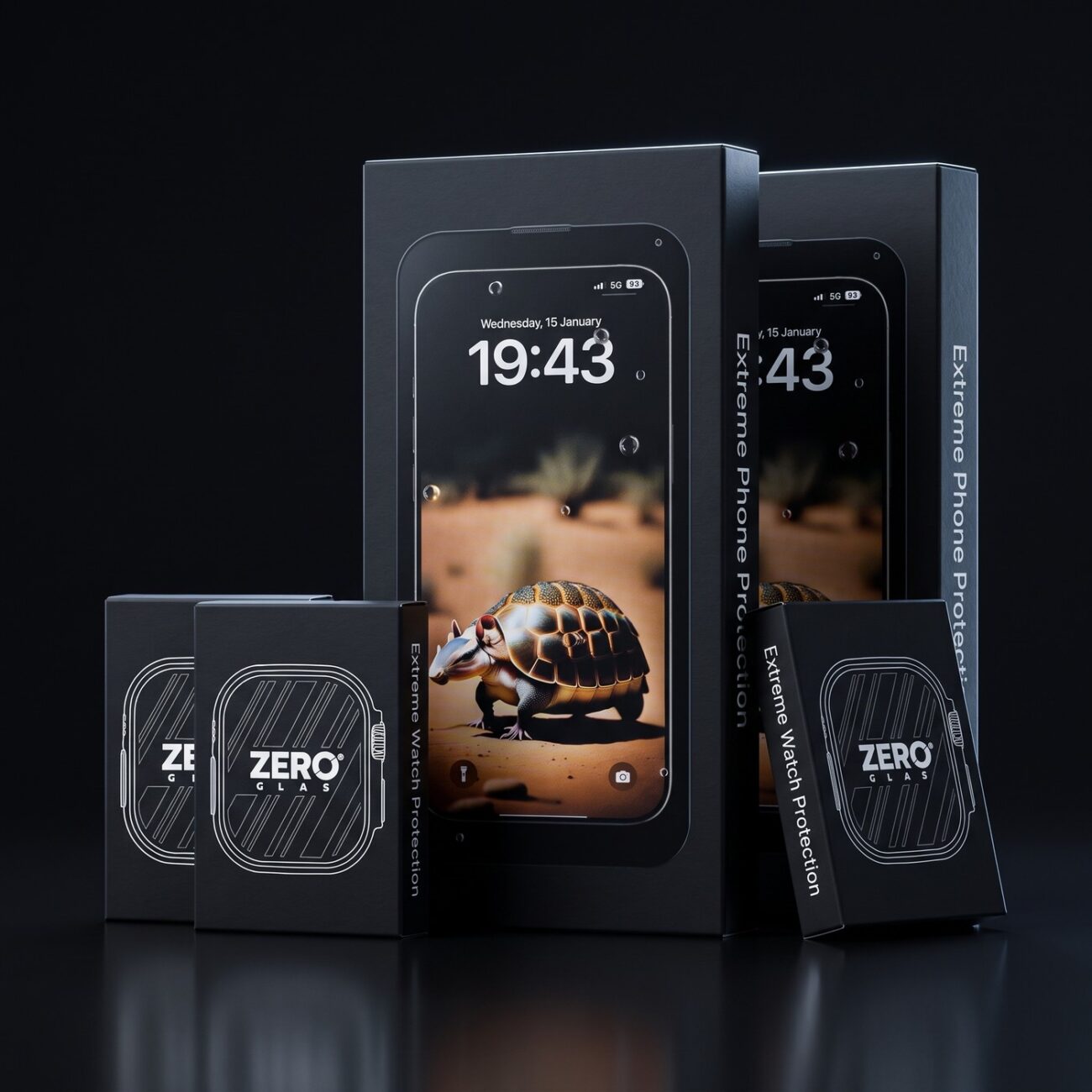 ZERO GLAS® Apple Protection Pack — Óra + Telefon